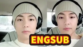 ENGSUB🔴 TAEHYUNG is currently live on Weverse BTS V 2023.08.03