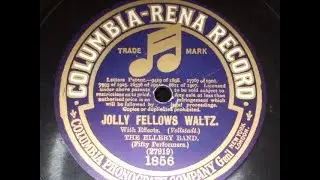 Rare 78rpm Record Labels no 74 "Columbia- Rena Record "Jolly Fellows"  Ellery Band 1856