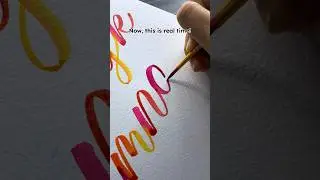 Speed Up vs Real Time Lettering! 