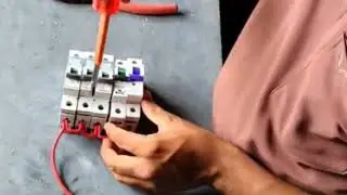 MCB FITTING' ISOLATOR TO MCB CONNECTION.
