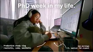 SUPER PRODUCTIVE 6am study vlog | medical immunology PhD student, daily routines
