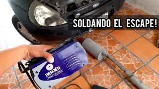 Soldando escape del Ford KA ! Como reparar el escape fácil de tu auto !