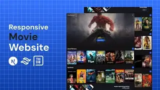 Movie App with Next.js Tailwind CSS & TMDB API | Full Demo + Download Iink