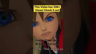 How Many Times Does Luxu Break Character #shorts #gaming #disney #kingdomhearts #kh3 #ytshorts #sora