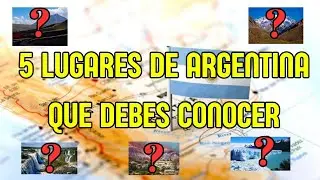 Cinco lugares de Argentina que debes conocer #turismo #argentina