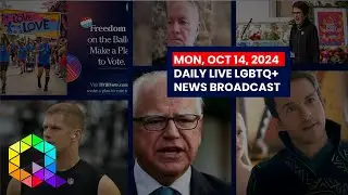 Monday, October 14, 2024 Daily LIVE LGBTQ+ News Broadcast | Queer News Tonight