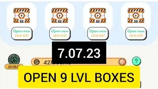 #STEPN ОТКРЫТИ 4шт. 9LVL BOXES / ИТОГИ РОЗЫГРЫША 🎊