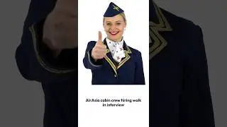 AIR ASIA CABIN CREW HIRING #youtubeshorts #youtube #youtuber #share #like #airlinevideos #video