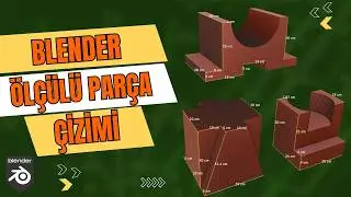 Blender İle Ölçülü Parça Nasıl Çizilir ?