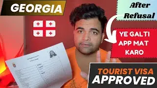 Her visa approved after refusal 😳 She is so happy to get Georgia 🇬🇪 visa after refusal