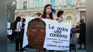 Manifestazione antirazzista catanese nelle immagini di Antonio Arcoria per SudLife