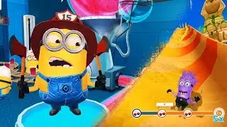 Despicable Me: Minion Rush. Super Classic of Firefighter !