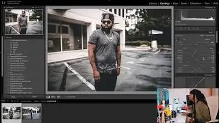 editing photos of Money Man + Adobe Lightroom presets