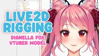 Live2D VTuber model commission - Dianella Fox (illust. HyannaNatsu)