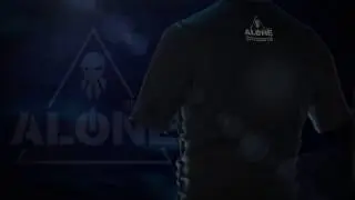 Camisetas Alone - presentación humo y particulas