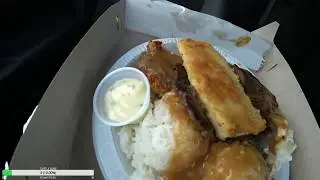 GHOST TOWN WALKER Rainbow Drive in car Food Review!