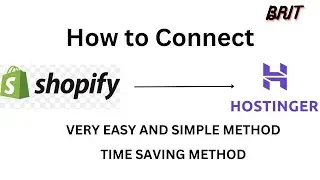 Shopify Store connection with  Hostinger Domain || Easy and simple method || June 2023