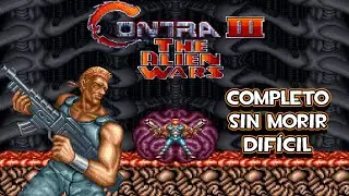 Contra 3 The Alien Wars (SNES) - Completo (Dificultad Difícil, Sin Morir) (2017)