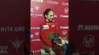 Alexandra Trusova Final Gran-Prix 2019 Interview after Short Programme Александра Трусова после КП