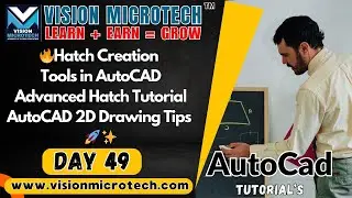 🔥 Hatch Creation Tools in AutoCAD Part Two | AutoCAD Advanced Hatch Tutorial 🚀 ✨