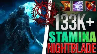 🥀 Stamina Nightblade 133k+ PvE DPS Build「U42 Gold Road」