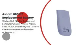 Replacement Battery for Ascom 660217
