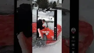Ferrari made of snow
