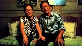 Lolo and Lola speaking for JQSlam wedding