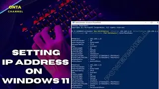 How to set a static IP address in Windows 11 using Powershell