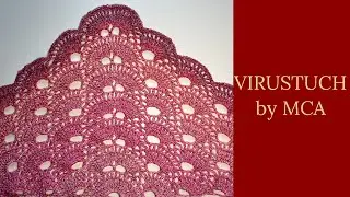Die einfachste Art ein Virustuch zu häkeln #dreieckstuch