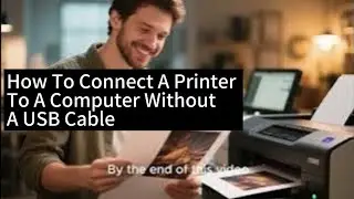 How To Connect A Printer To A Computer Without A USB Cable | Wireless Printer Setup Guide