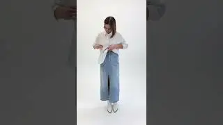 Стильный лайфхак: как завязывать оверсайз рубашку