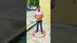 Throw Ball In Circle From 10th Floor