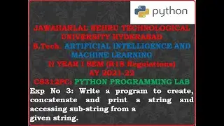 PYTHON PROGRAMMING LAB Exp 3