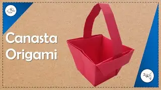 Canasta de Papel🧺 - IDEA ORIGAMI✅