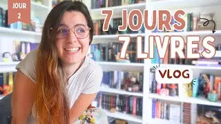 7 JOURS, 7 LIVRES, 7 VIDEOS 🎉😍 JOUR 2 | VLOG 📖