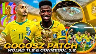 GOGOSZ PATCH 2026 CONMEBOL 3.2 | WORLD 11.2 – NEW 3D FACES, 4K UNIFORMS AND REALISTIC CROWDS
