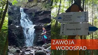 Zawoja 2021 | Wodospad na Mosornym Potoku | Mosorczyk | atrakcje dla dzieci | małopolskie podróże