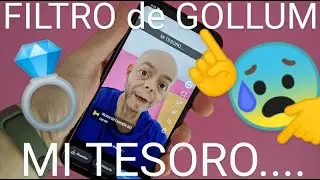 👽 Como PONER el FILTRO de CARA de SMEAGOL (GOLLUM del SEÑOR de los ANILLOS) en SNAPCHAT