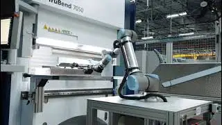 Universal Robot Press Brake Tending Solution by Olympus Technologies