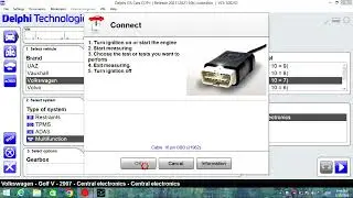 Delphi Ds150 Activate DRL VW VAG
