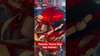 Houston Texans New Red Helmet! 