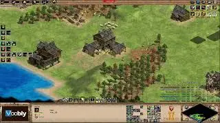 Voobly AOE2 1.6: Nomad, 4 vs 4 team game