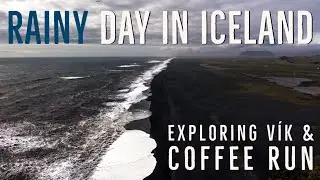 Rainy Day In Iceland: Exploring Vík + Coffee Run