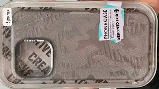 Camouflage Case for Iphone 15 Pro max Grey. (PKR 2000 / USD 7)