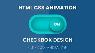 Simple Checkbox Design HTML CSS | Pure CSS Animation | No Javascript