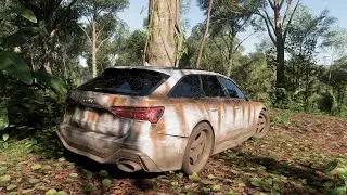 Rebuilding Audi RS6 Avant 860HP - Forza Horizon 5 | Thrustmaster TMX Gameplay