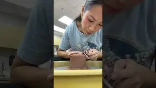 Making a mug from start to finish #pottery #ceramics #art