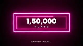 1 50,000 Fonts Bundle | World Biggest Fonts Bundle #universalgraphics