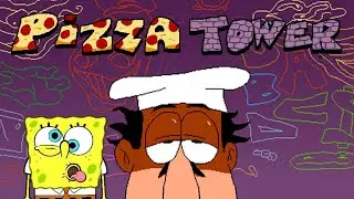 Pizza Tower Dublado | BOB ESPONJA E A PIZZA DO SIRI CASCUDO